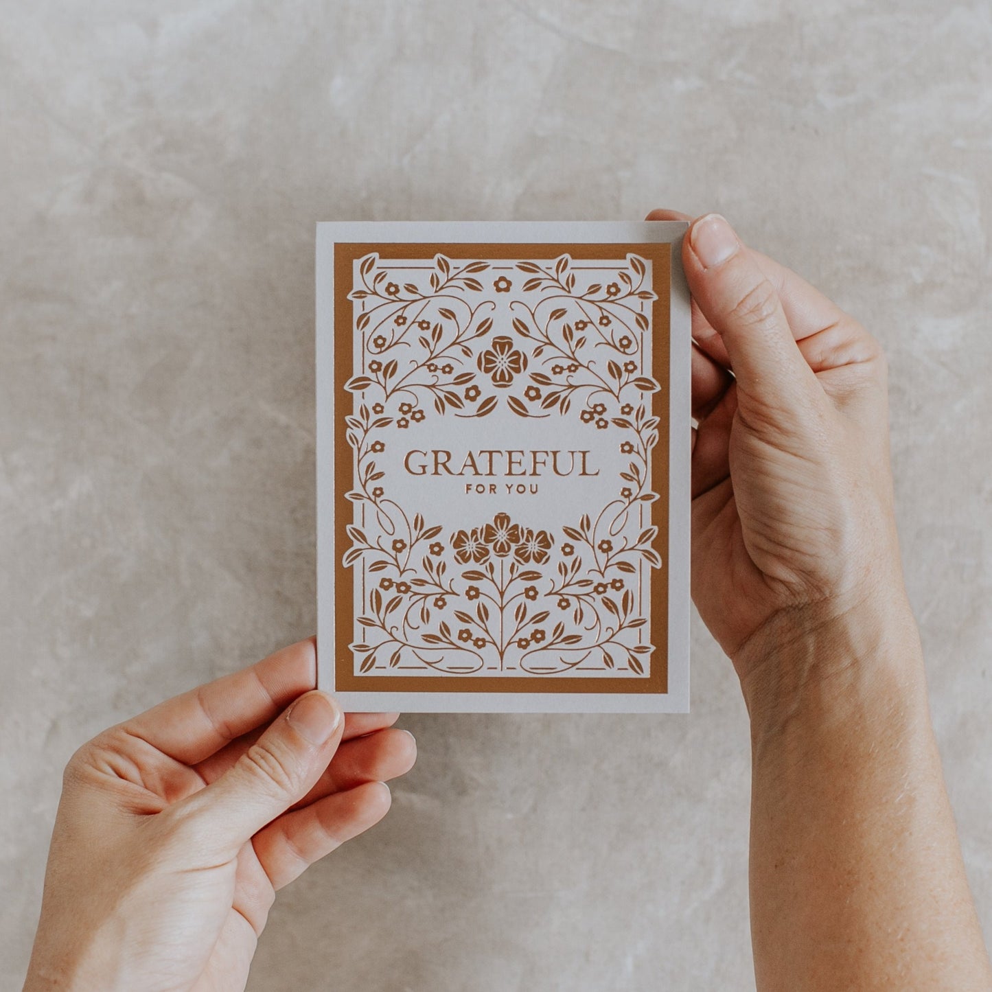 Grateful For You - Greeting Card