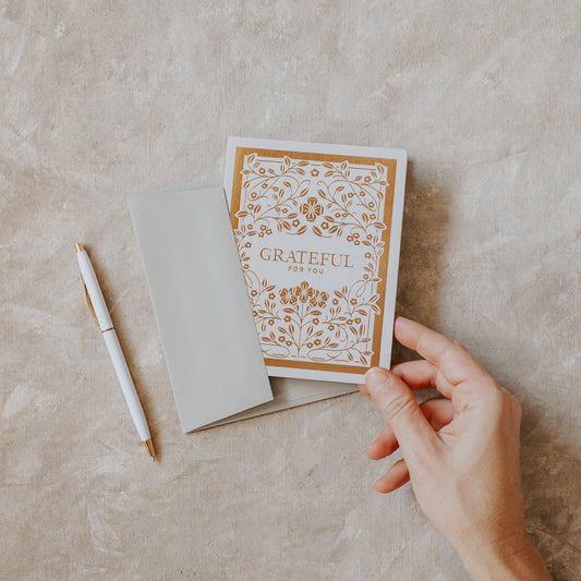 Grateful For You - Greeting Card