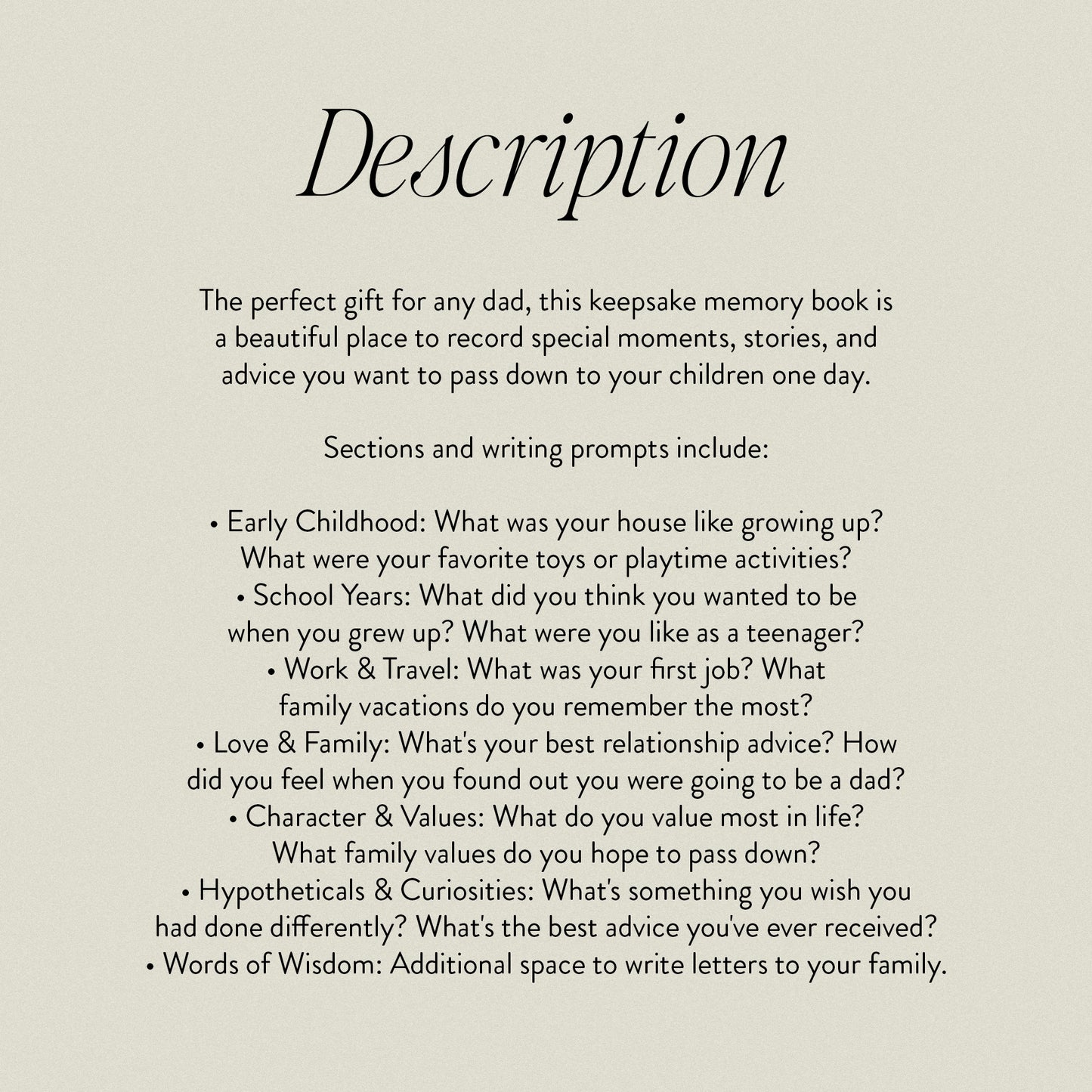 Dad's Story