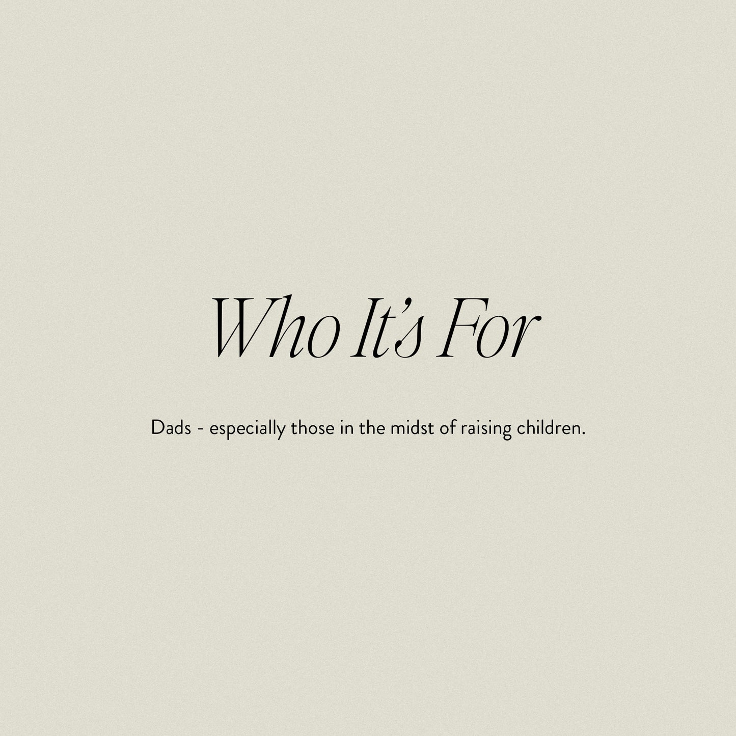 Dad's Story