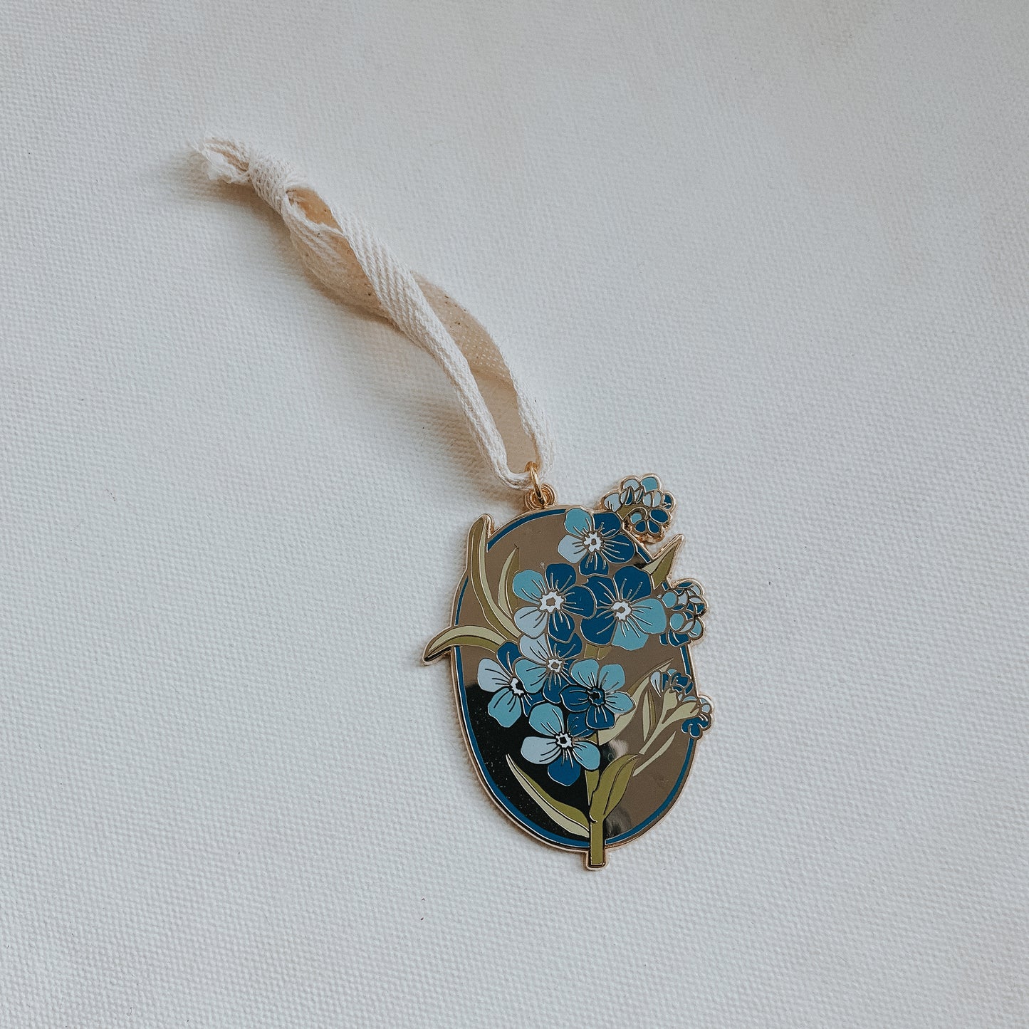 Fine Christmas Ornament - Forget-Me-Not